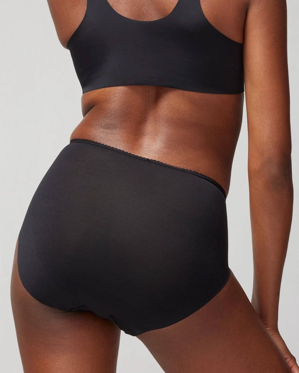 High-Waist Brief Panty with Lace