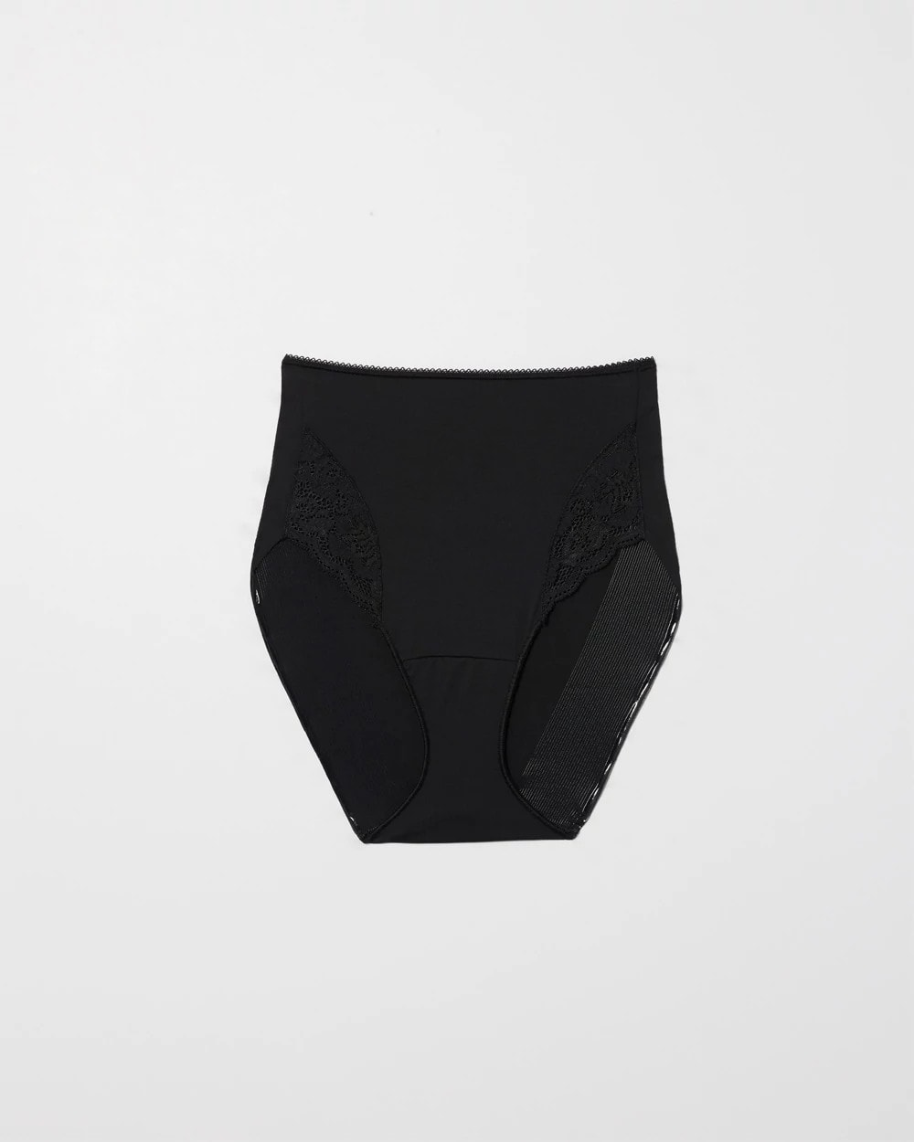 High-Waist Brief Panty with Lace