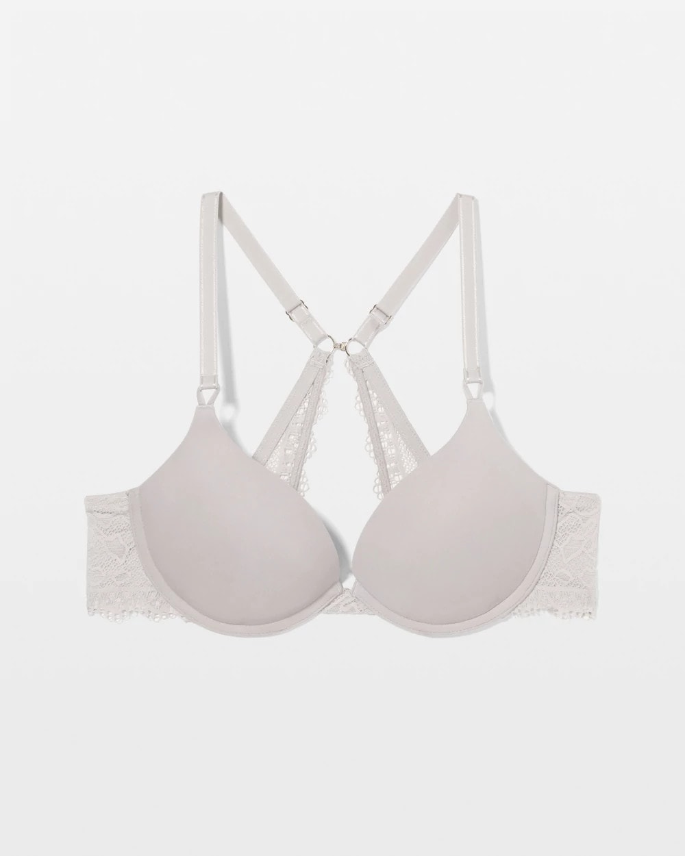 Push-Up Plunge Bra with Lace