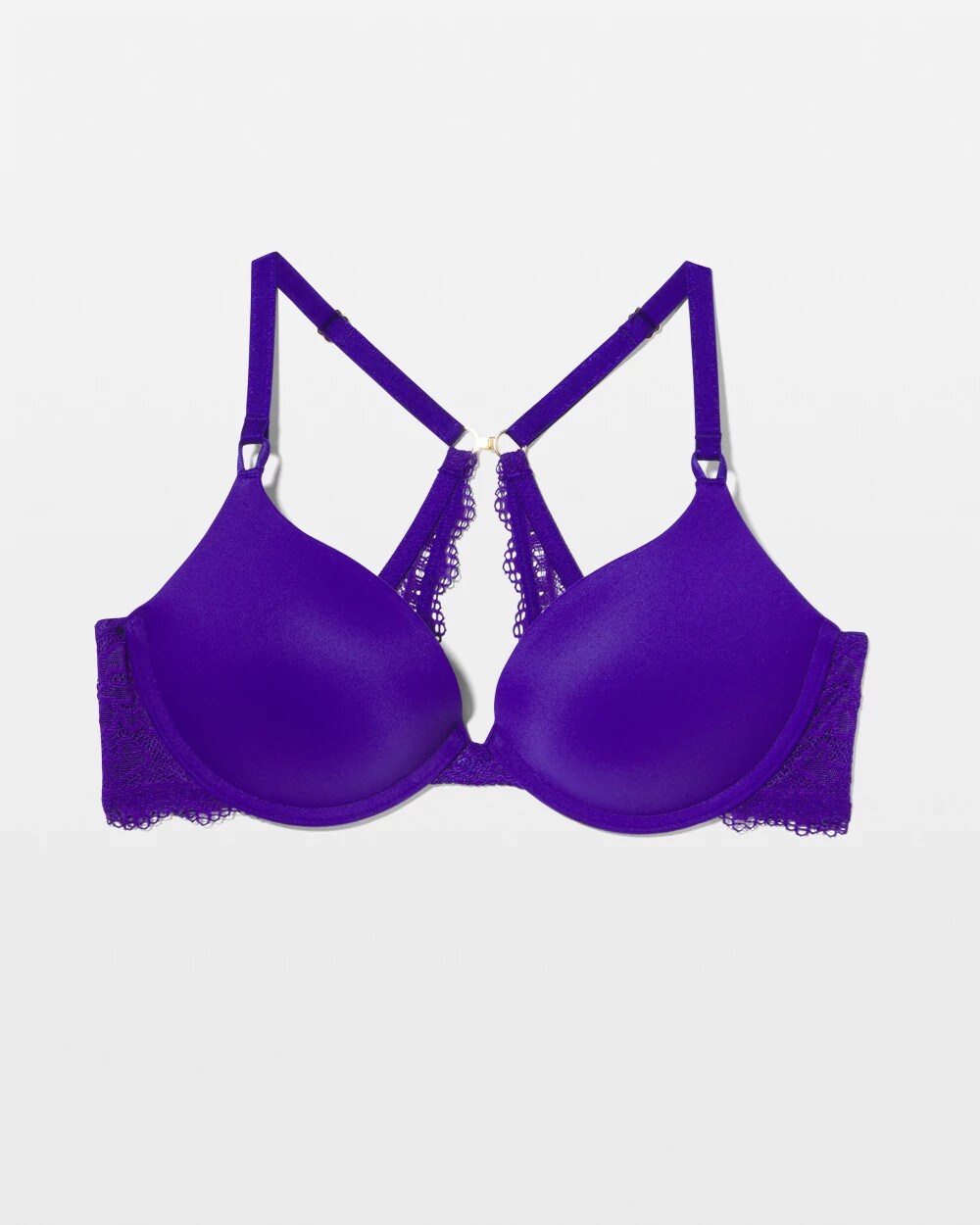 Push-Up Plunge Bra with Lace