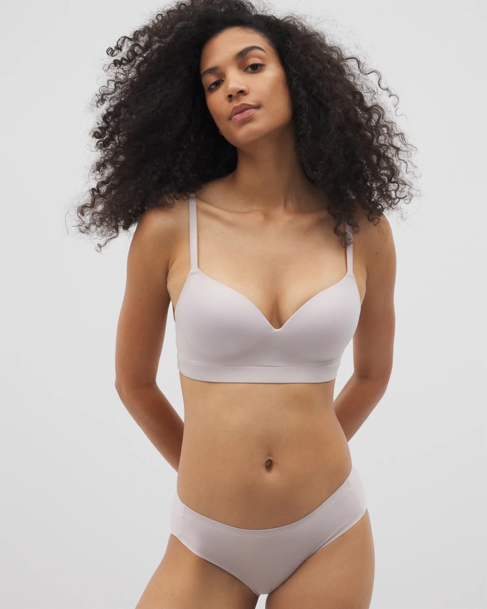 Luxe Wireless Bra with Lace Back