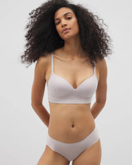 Luxe Wireless Bra with Lace Back