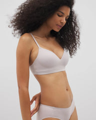 Luxe Wireless Bra with Lace Back