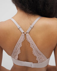 Luxe Wireless Bra with Lace Back