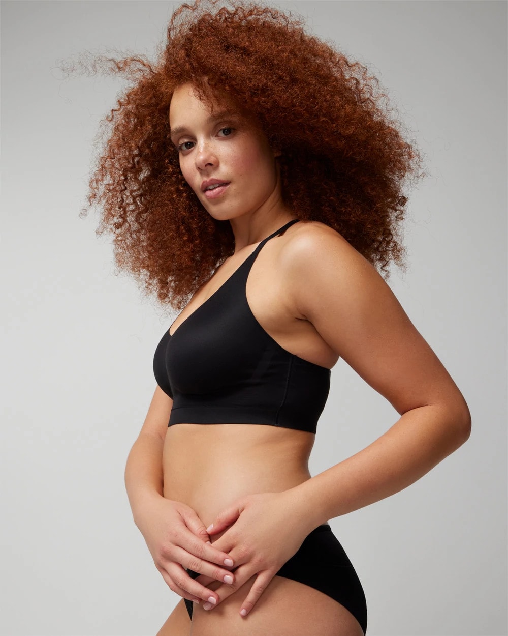Racerback Bralette with Lace Back