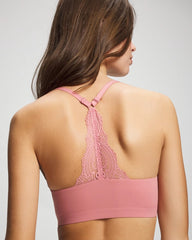 Racerback Bralette with Lace Back