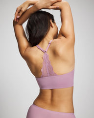 Racerback Bralette with Lace Back