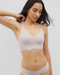 Racerback Bralette with Lace Back