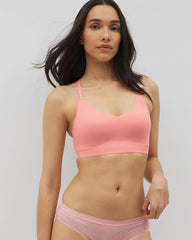 Racerback Bralette with Lace Back