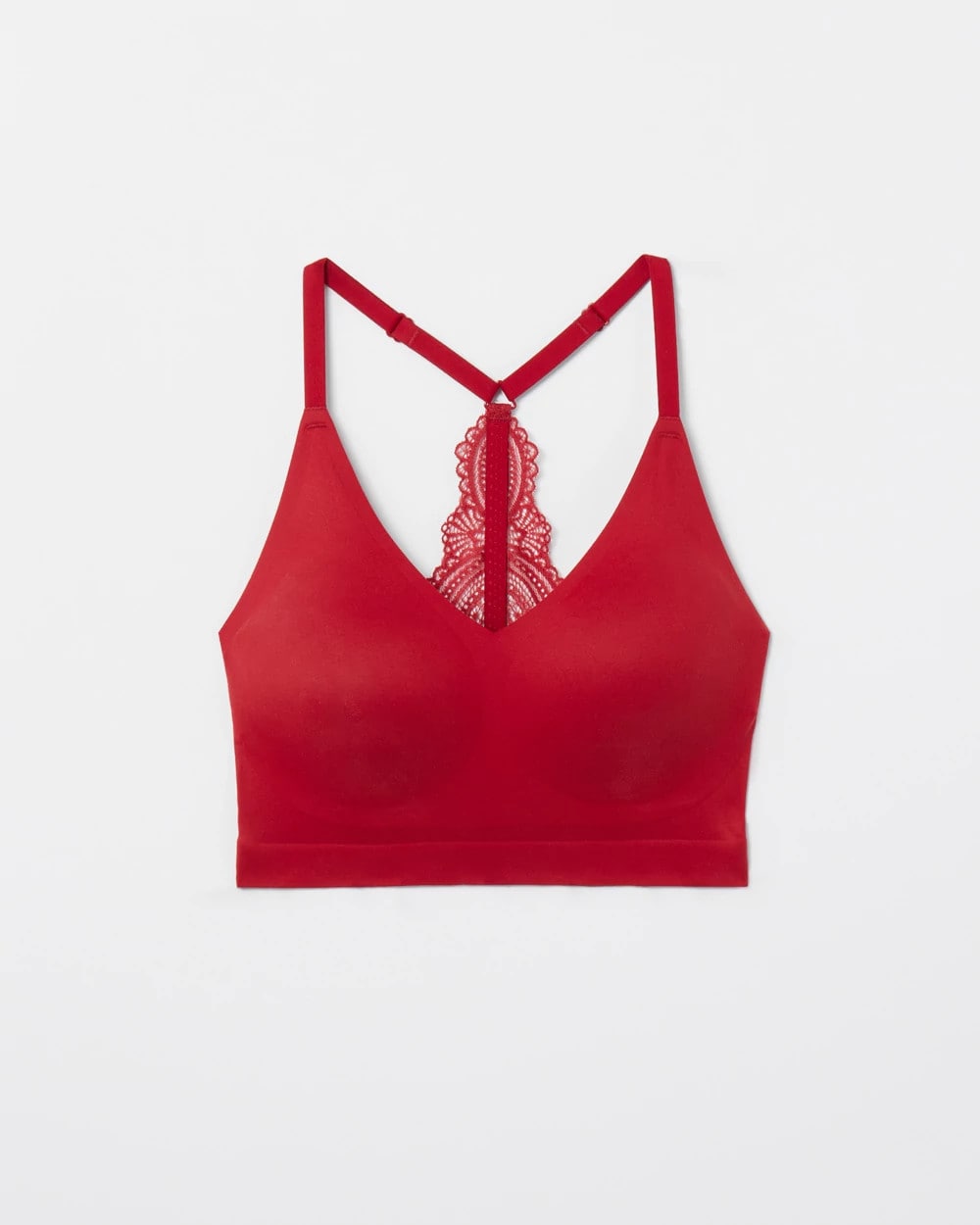 Racerback Bralette with Lace Back