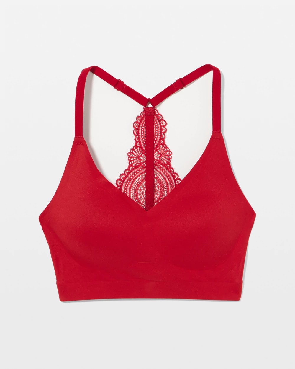 Racerback Bralette with Lace Back