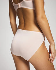 High-Leg Brief Panty with Sensuous Lace