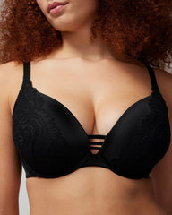 Push-up Plunge Bra with Lace