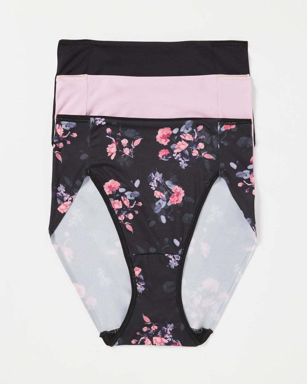 Tummy High-Leg Brief Panty 3 Pack