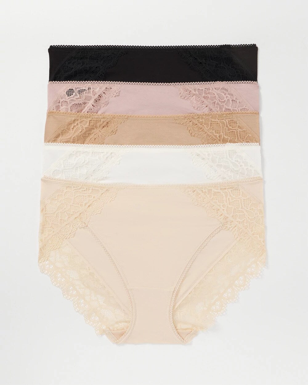 Lace High-Leg 5 Pack