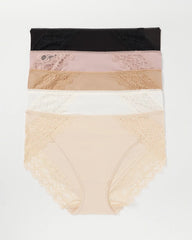 Lace High-Leg 5 Pack
