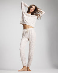 Long-Sleeve Pajama Top
