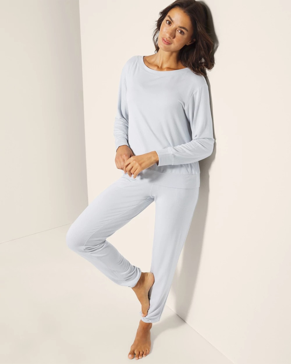 Long-Sleeve Pajama Top