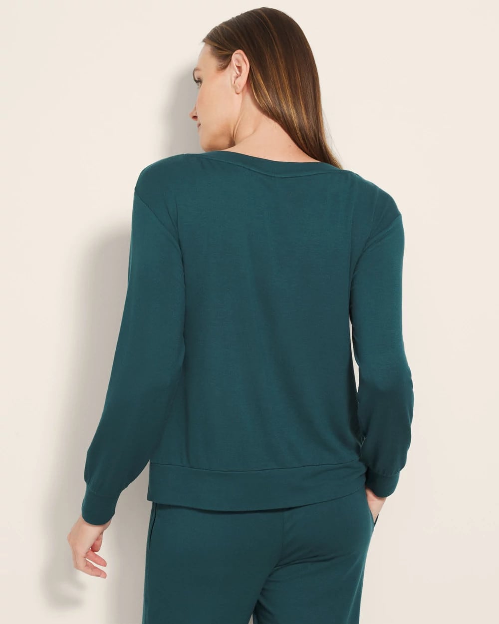 Long-Sleeve Pajama Top