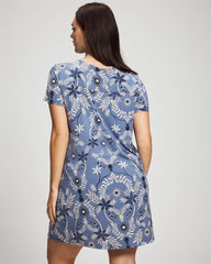 Short Sleeve Scoop Neck Sleepshirt