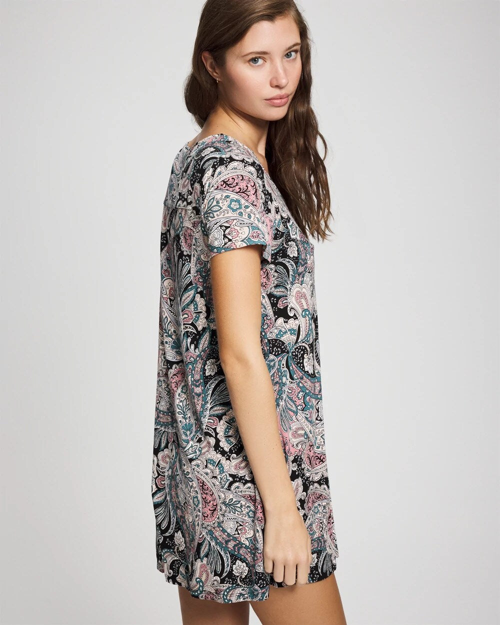 Short Sleeve Scoop Neck Sleepshirt