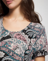 Short Sleeve Scoop Neck Sleepshirt