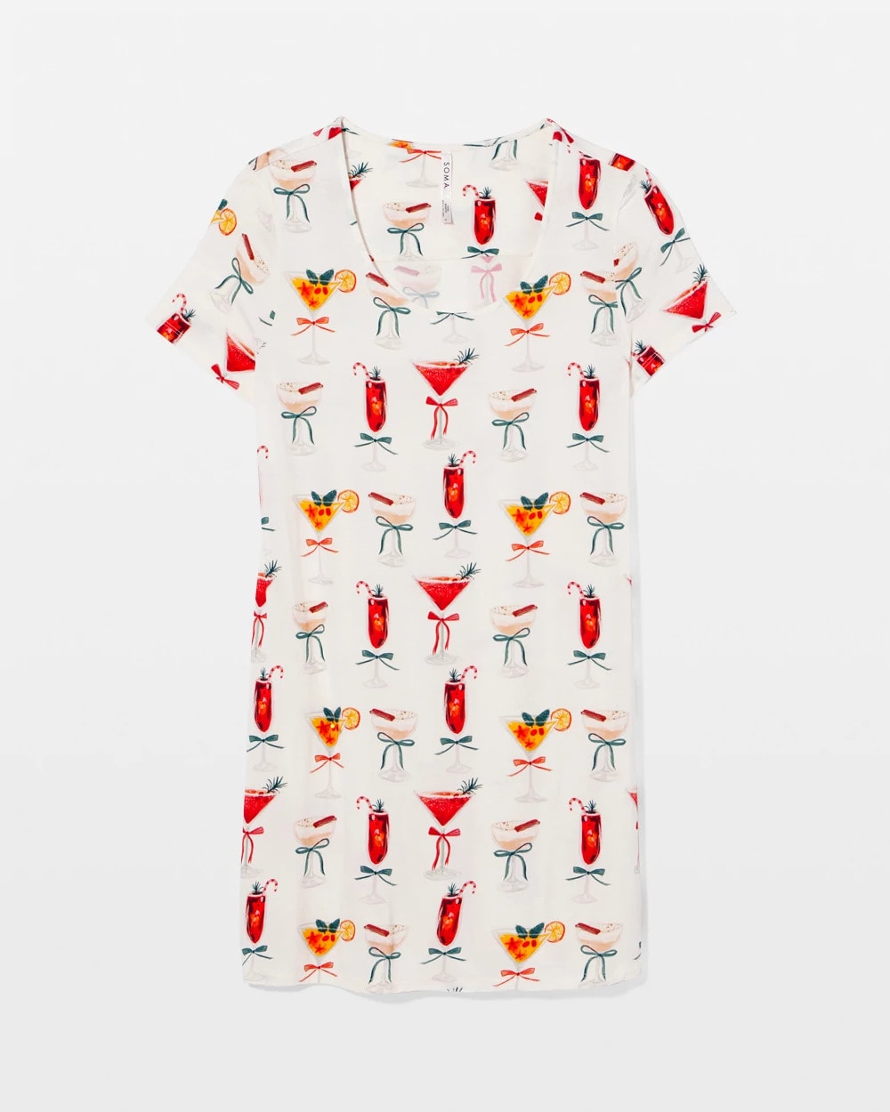 Short Sleeve Scoop Neck Sleepshirt