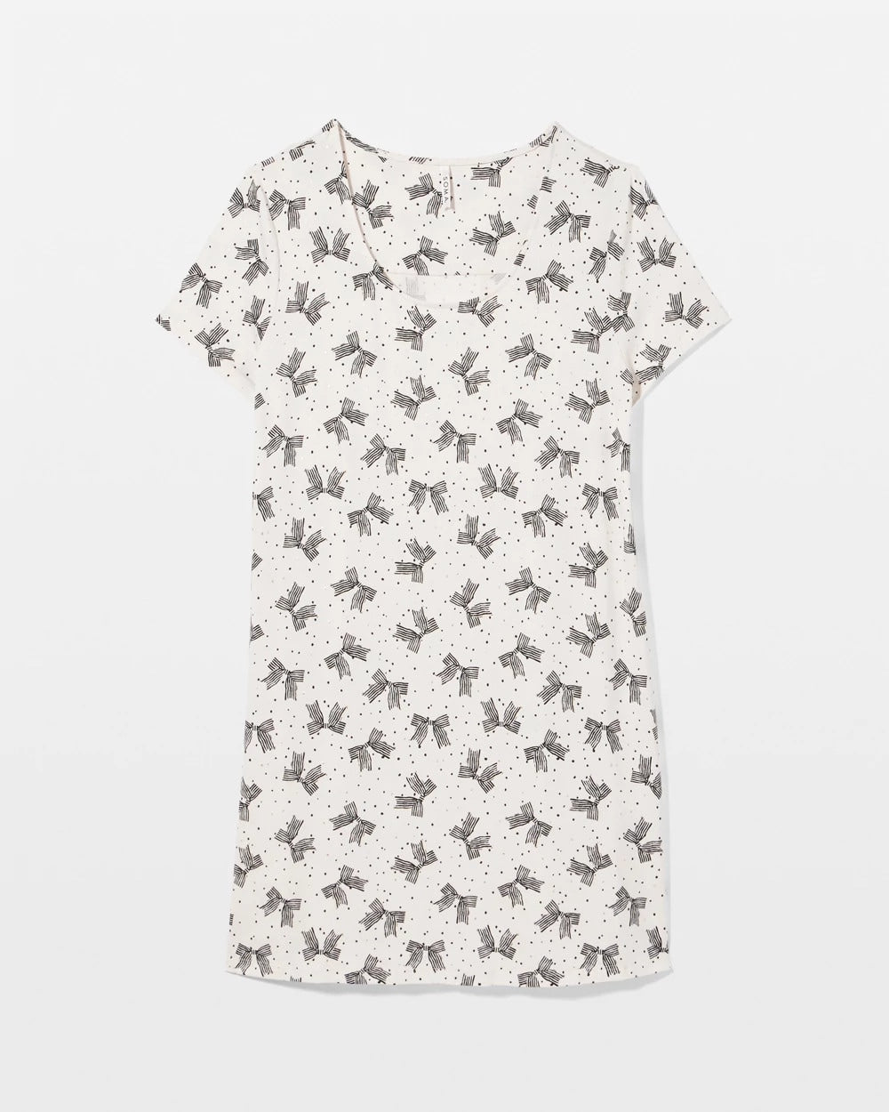 Short Sleeve Scoop Neck Sleepshirt
