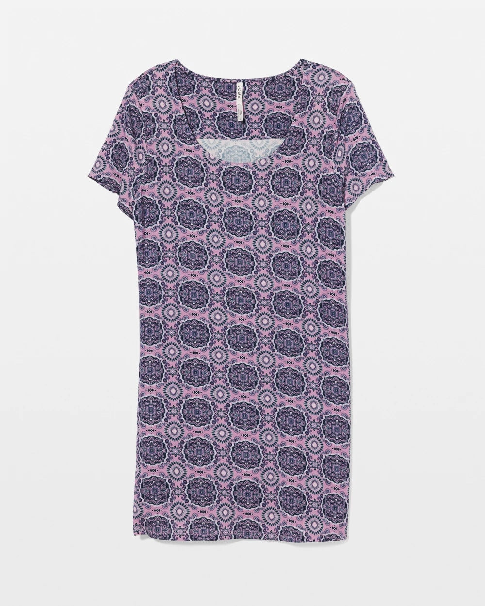 Short Sleeve Scoop Neck Sleepshirt