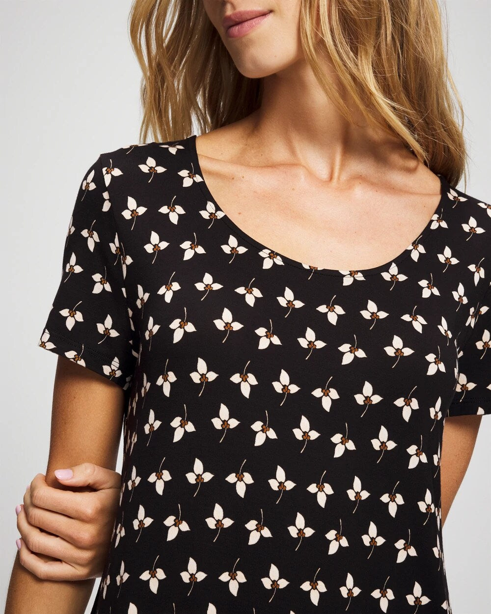Short Sleeve Scoop Neck Sleepshirt
