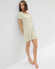 Short Sleeve Scoop Neck Sleepshirt
