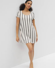 Short Sleeve Scoop Neck Sleepshirt