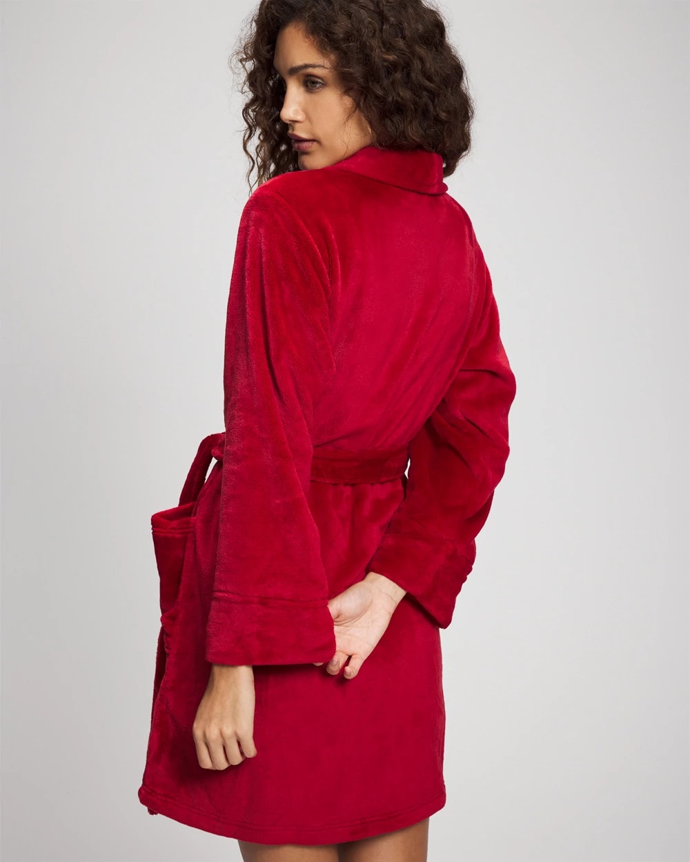 Plush Short Robe