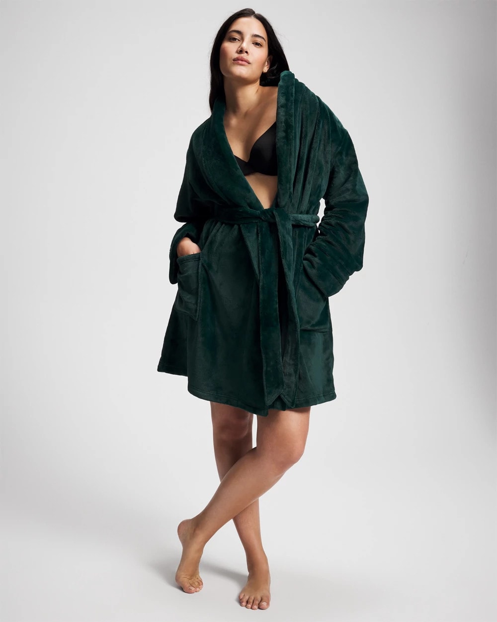Plush Short Robe