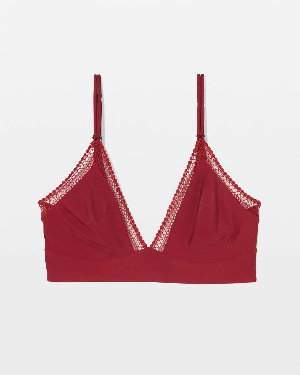Geo Lace Trim Bralette
