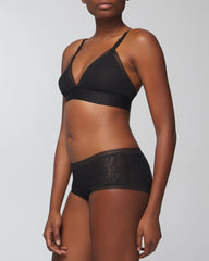 Soma Boyshort Panty with Stretch Lace