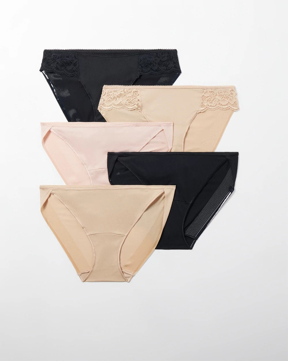 Bikini Panty with Lace 5 Pack