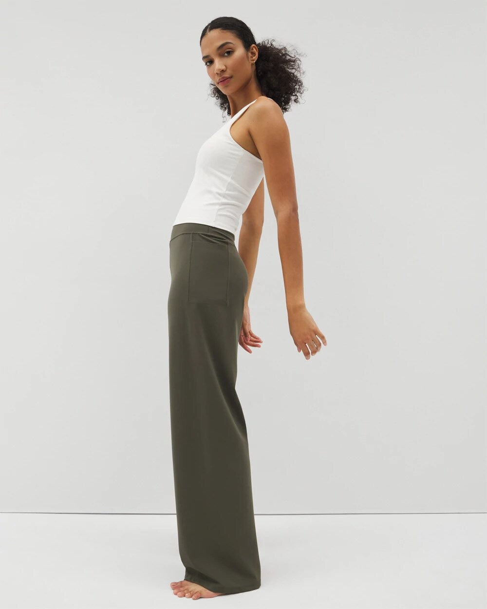 High-Waist Wide-Leg Pants