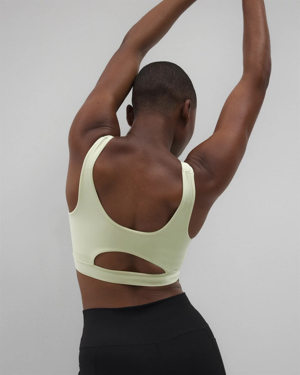High-Neck Yoga Bra
