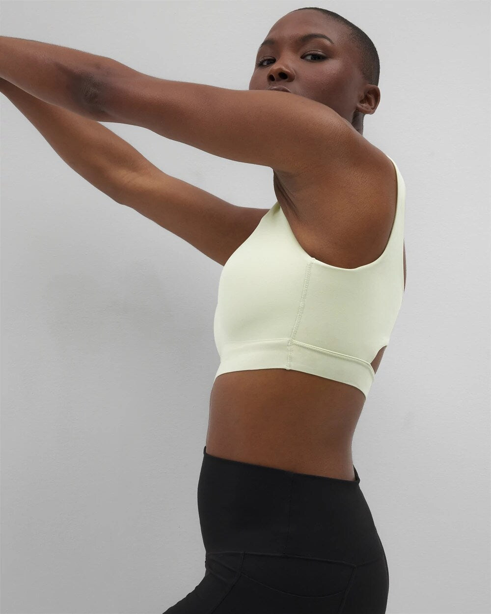 High-Neck Yoga Bra