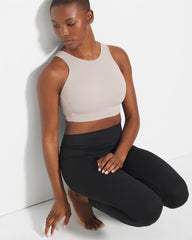 High-Neck Yoga Bra