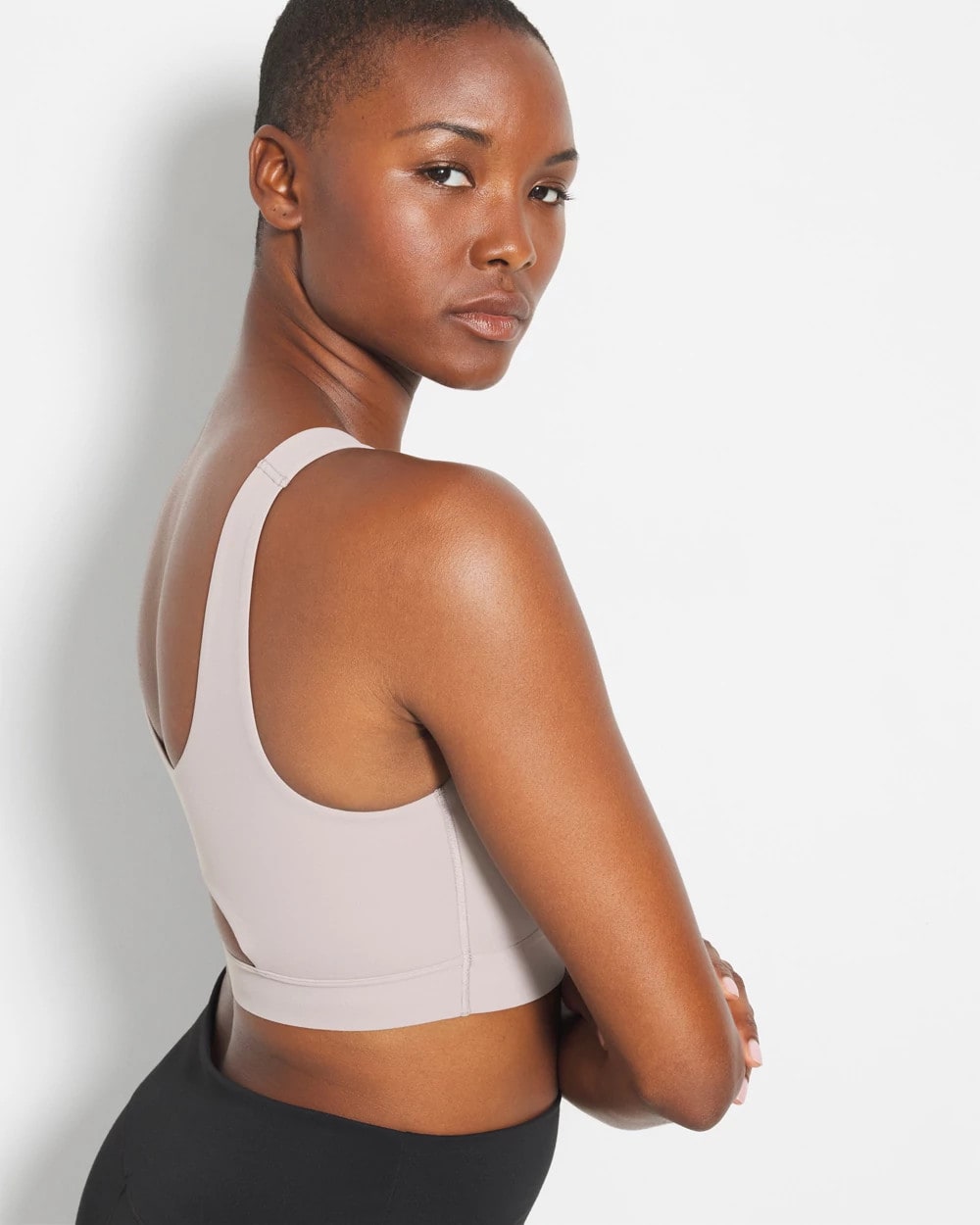 High-Neck Yoga Bra