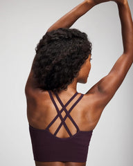 Longline Bra with Strappy Back
