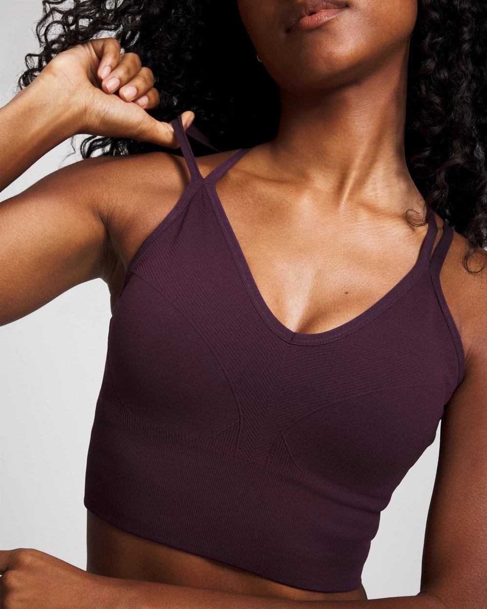 Longline Bra with Strappy Back