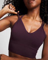 Longline Bra with Strappy Back