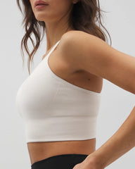 Longline Bra with Strappy Back