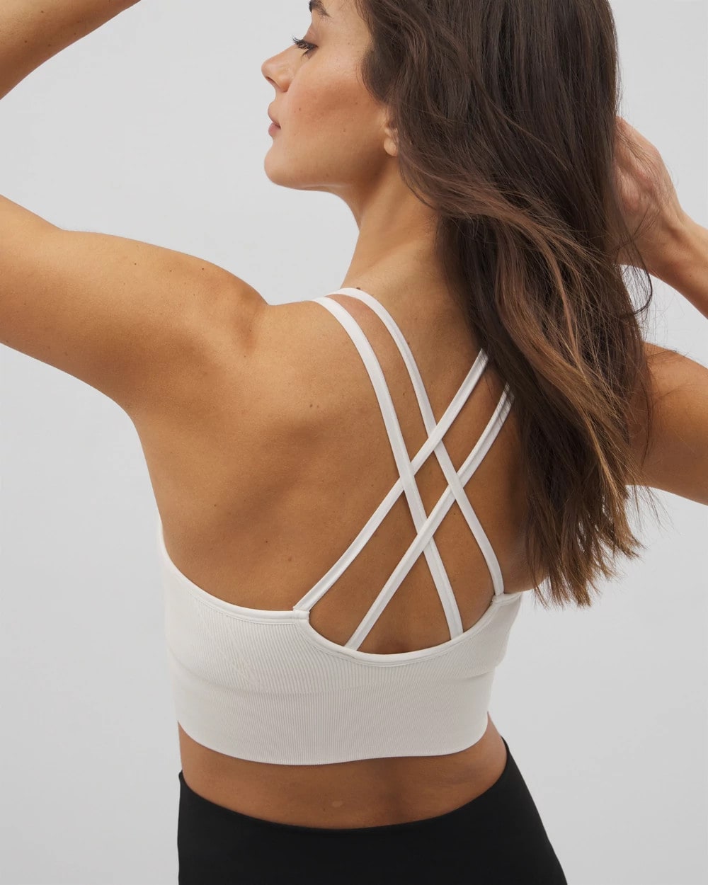 Longline Bra with Strappy Back