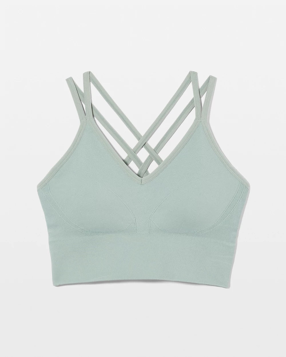 Longline Bra with Strappy Back