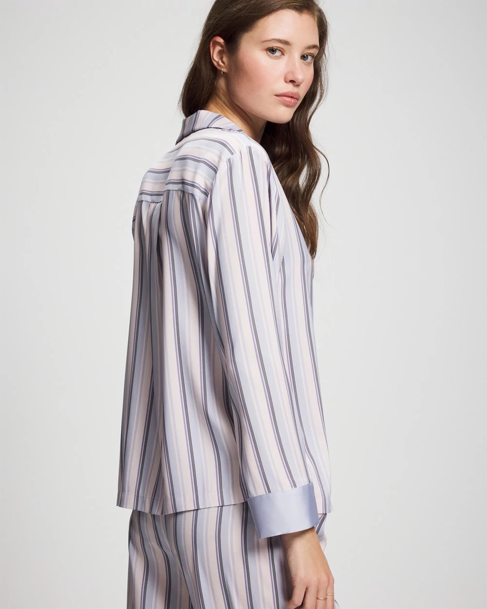 Long-Sleeve Notch Collar