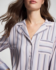 Long-Sleeve Notch Collar